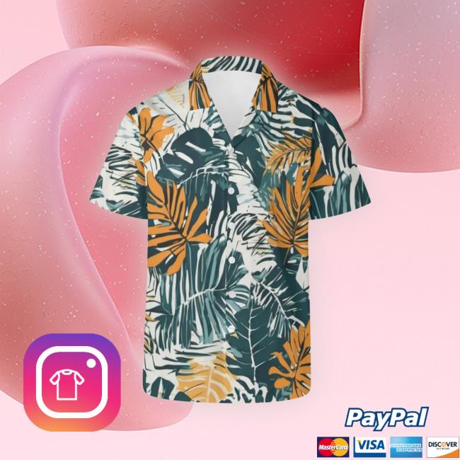 Official Tieflyclothing Jungle Voyage Mens Casual Hawaiian Long Sleeve Shirt