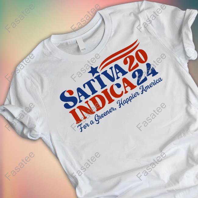 Fourtwenty Strains ‘24 Sativa 20 Indica 24 For A Greener Happier America Hoodie