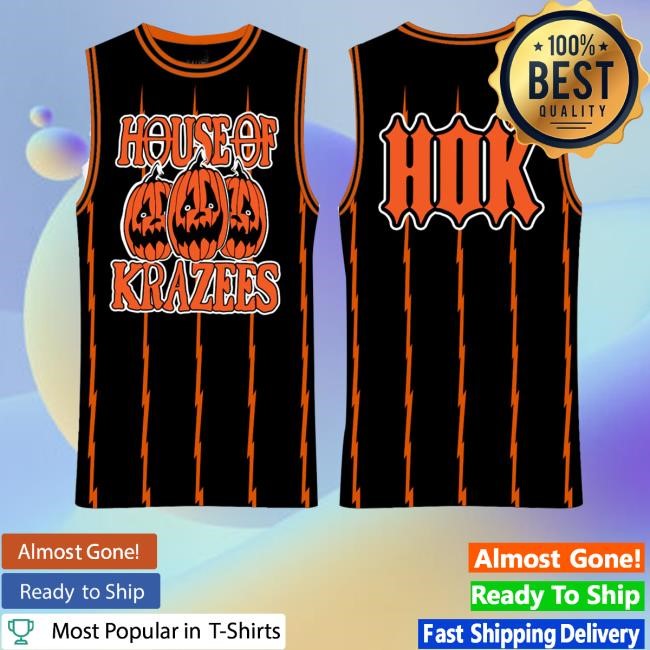 Mne Store House Of Krazees Pinstripe Pumpkins Sublimated Basketball Jersey