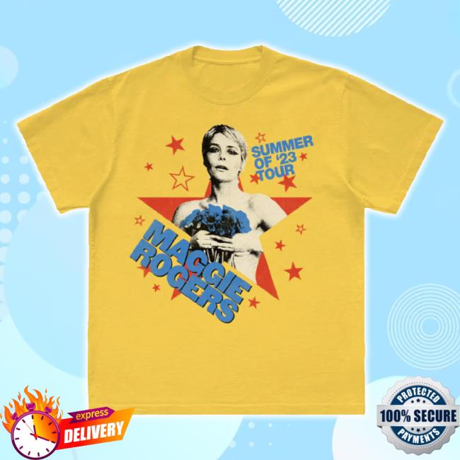 Official Maggie Rogers Store Merch Summer Of '23 Tour Starburst Hoodie Sweatshirt Maggierogers Shop