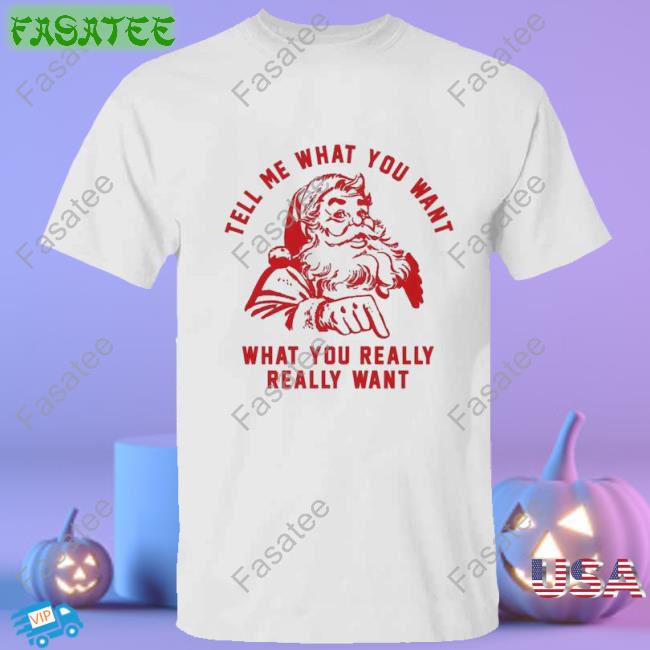 Christmas Tell Me What You Really Want Hoodie