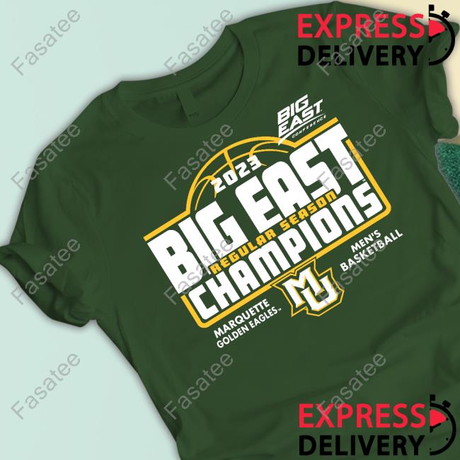 Marquette Basketball 2023 Big East Regular Seasons Champions Shirts Marquette Spirit Shop