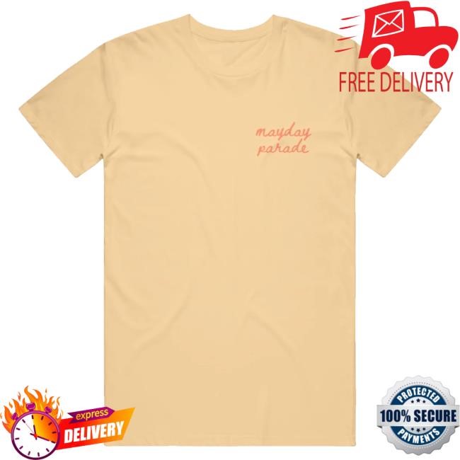 Trending Mayday Parade Merch Turn Up The Stereo Yellow Haze Tee