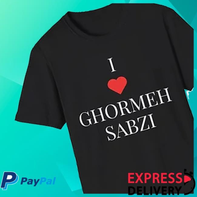 Official I Love Ghormeh Sabzi New Shirt