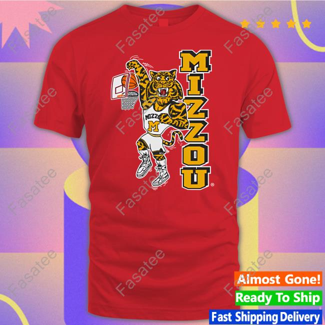 Mizzou Missouri Dunking Tiger Hoodie 19Nine Missouri Dunking Tiger Hooded Sweatshirt
