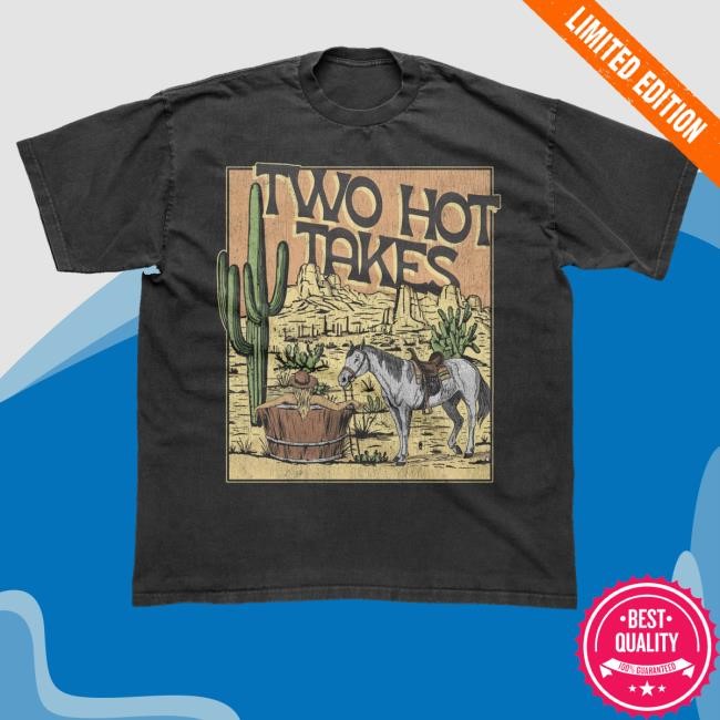 Two Hot Takes Merch Desert Horse Black Classic Shirt