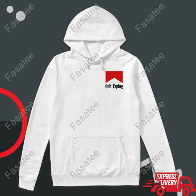 Quit Vaping Be A Man Sweatshirt