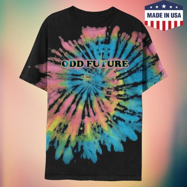 Multi Spiral New Shirt Black Multi Tie Dye