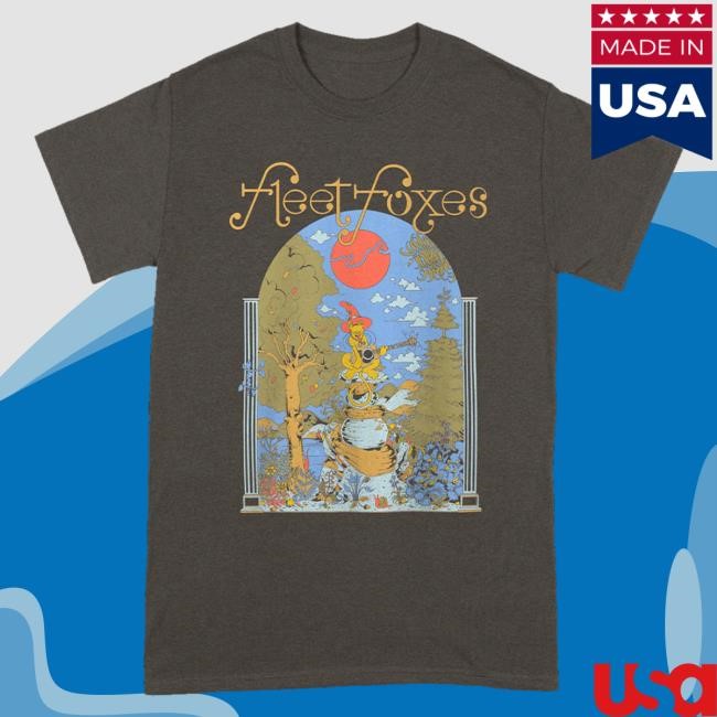 Fleet Foxes Merch Store Cat Strum Long Sleeve Shirt