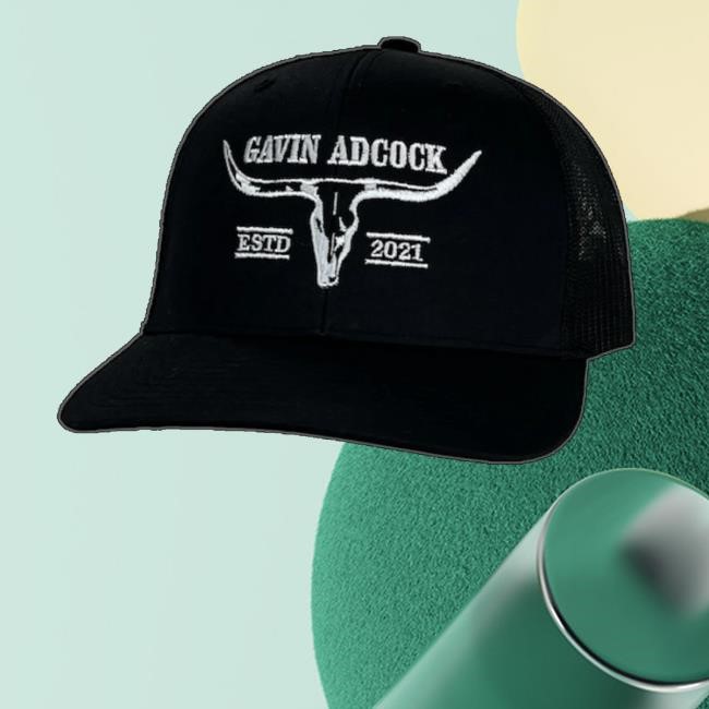 Gavinadcockmusic Merch Black Logo Hat