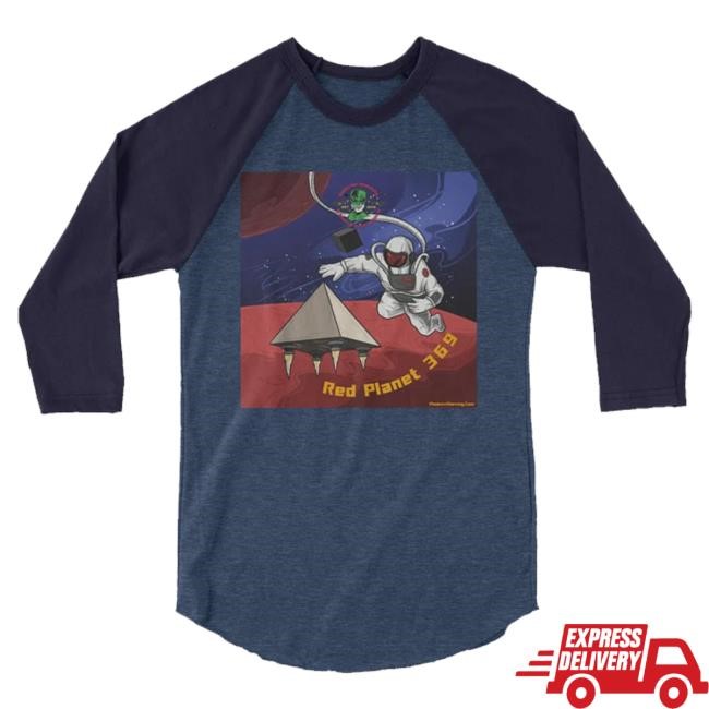 Official Phoenix Artisan Accoutrements Merch Red Planet 369 3 4 Sleeve Raglan Shirt Baseball Tee