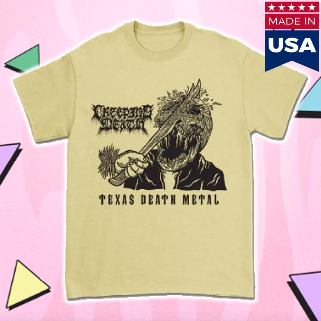 Trending Creepingdeath Merch Store Creeping Death - Texas Death Metal Sword Smasher Shirt Creepingdeath Shop