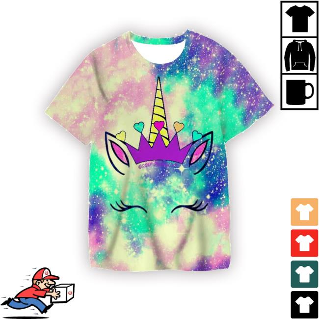 Official 2022 Summer New 3D Unicorn Print Hoodie Sweatshirt