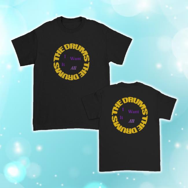 Original The Drums Merch Store I Want It All Sweaters (Black) Thedrums Shop