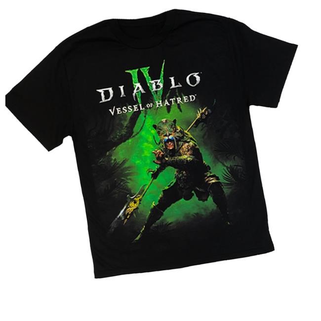 Diablo Iv Vessel Of Hatred Black Shirts