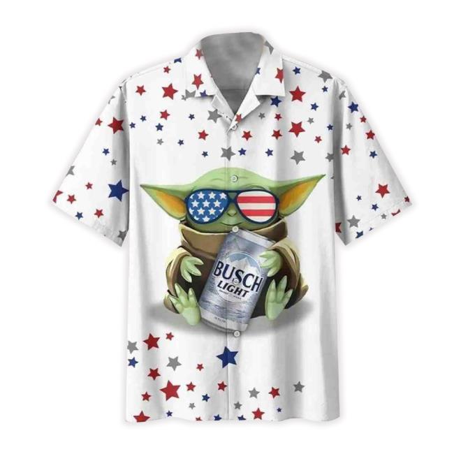 Yoda With Beer Busch Light Hawaiian t-shirt, hoodie, tank top, sweater and long sleeve t-shirt – Bring Your Ideas, Thoughts And Imaginations Into Reality Today