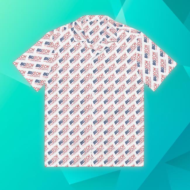Whiskeyriff Store Busch Light '90S Usa Flag Logo Button Down t-shirt, hoodie, tank top, sweater and long sleeve t-shirt