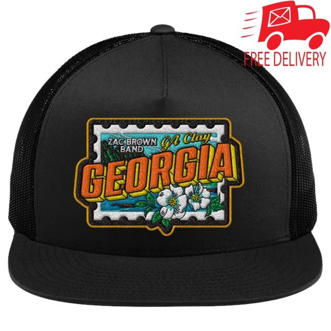 Manhead Merch Store Georgia Patch Trucker hat