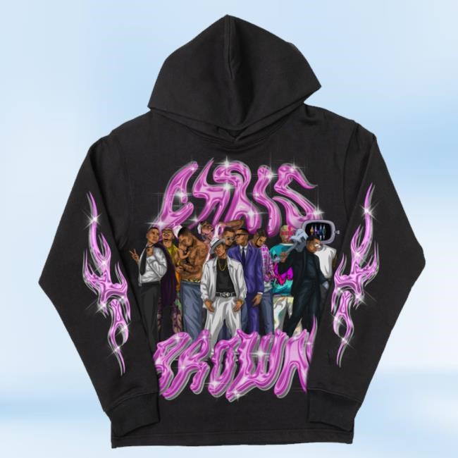 Shopchrisbrown Merch 20 Years Of Chris Brown By Hulio Sweatshirt