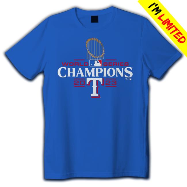 Texas Rangers Youth 2023 World Series Champions Official Logo Shirt