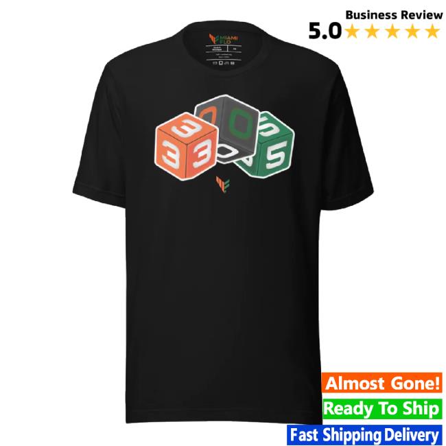 Official Miami Flo 305 Dice Shirt - Designed By Jas
