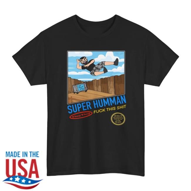 Super Humman X Jess Jeckel Merch Store Microwave Elbow Drop Hooded Sweatshirt