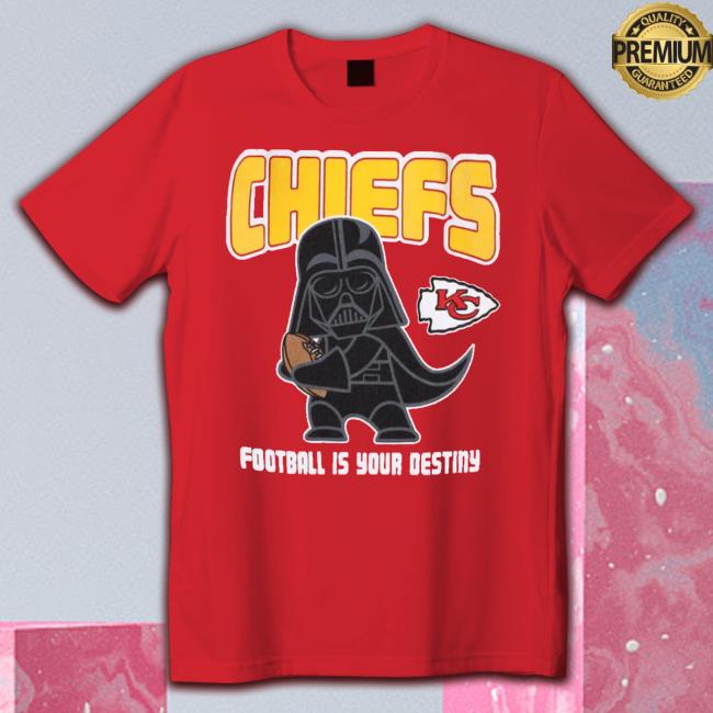 Official Kansas City Chiefs Newborn Star Wars Stay On Target Bodysuit Shirt