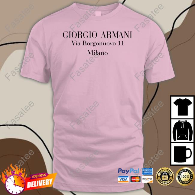 Charles Leclerc Wearing Giorgio Armani Via Borgonuovo 11 Milano Shirt