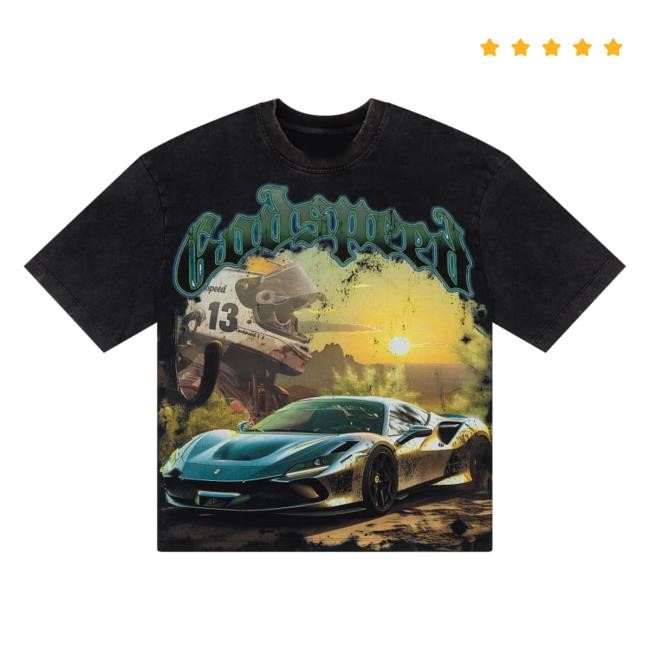 Godspeed New York Store Sunset Drift T-Shirt Godspeed New York Store Sunset Drift Tank Top