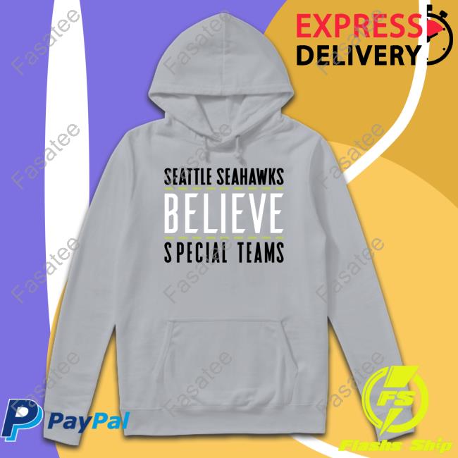 Geno Smith Wearing Seattle Seahawks Believe Special Team Hoodie