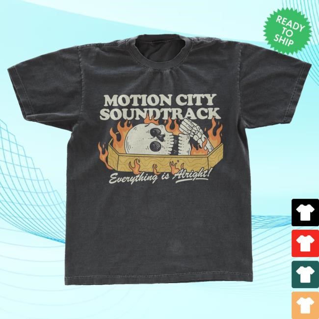 OriginalMotion City Soundtrack Merch Coffin Shirt