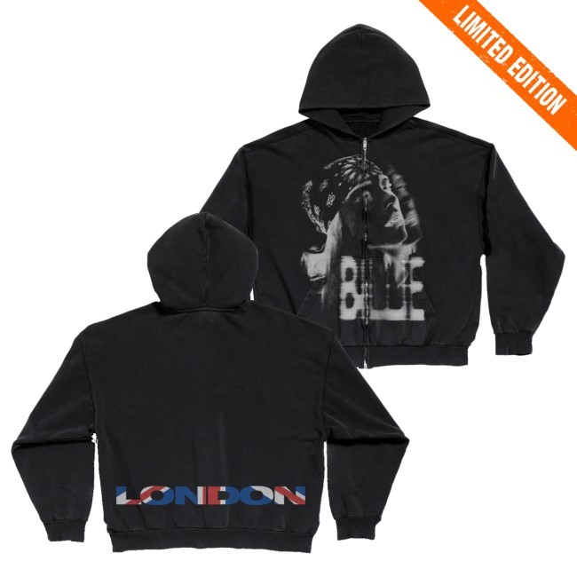 Official Billie Eilish Merch London Flag Long Sleeve Shirt
