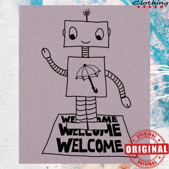 Trending Official Armchair Expert Merch Robot Welcome Tank Top