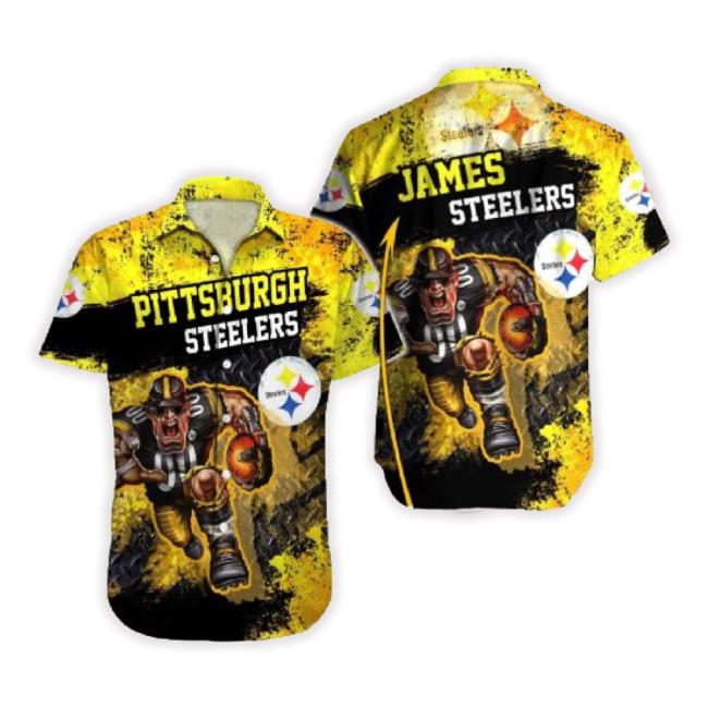 Pittsburgh Steelers Mascot 3D Printed Summer Hawaiian TankTop