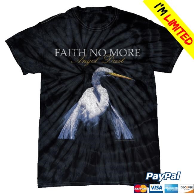 Official Faith No More Merch Faith No More Angel Dust Tie Dye Shirt