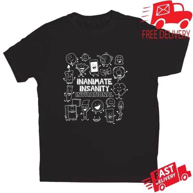 Creatorink Merch Inanimate Insanity Black & White Hooded Sweatshirt