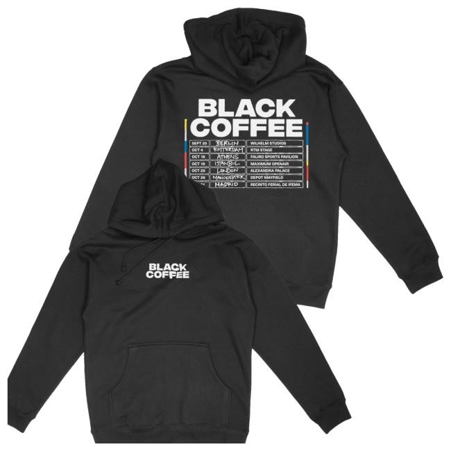 Realblackcoffee Merch Store Black Coffee - Eu Tour 2024 Sweatshirt Official Realblackcoffee Merch Store Black Coffee - Eu Tour 2024 Crewneck Sweatshirt