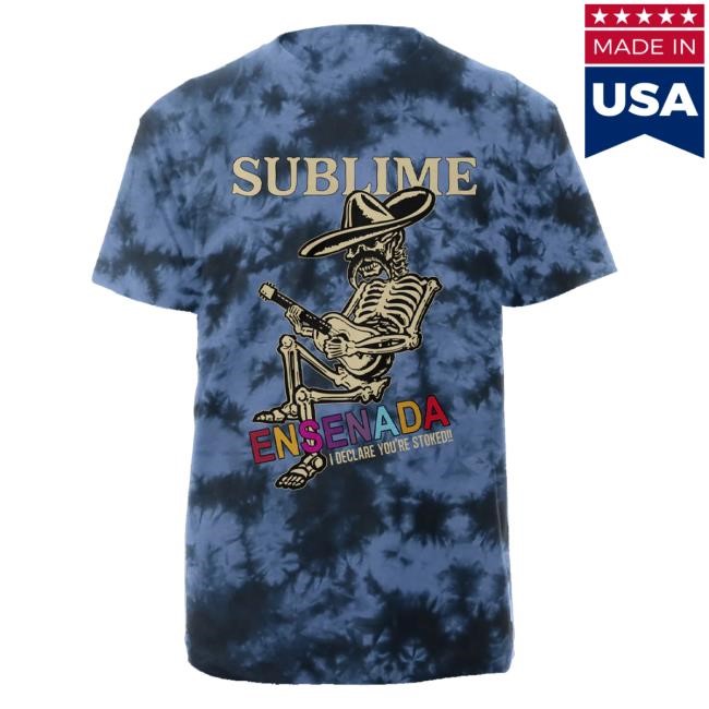 Official Sublime Lbc Merch Shop Store Ensenada Skeleton New Shirt