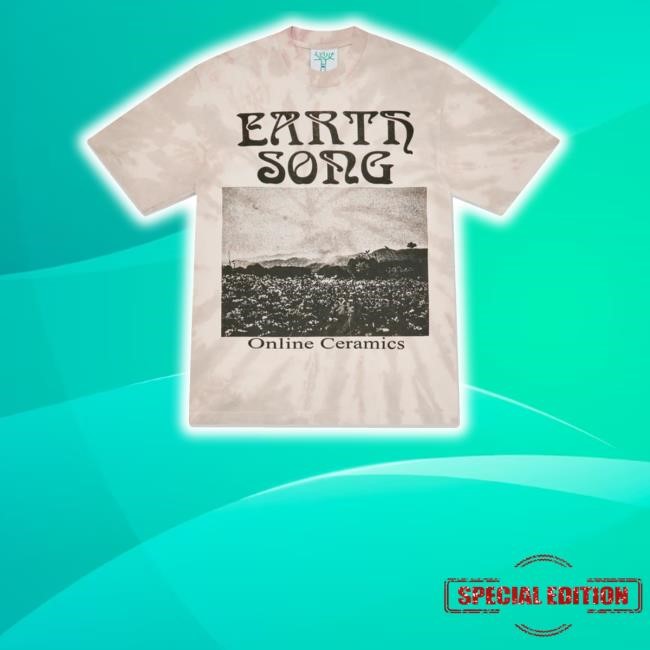 Doverstreetmarket Shop Online Ceramics Men's Earth Song T-Shirt Hand Dye