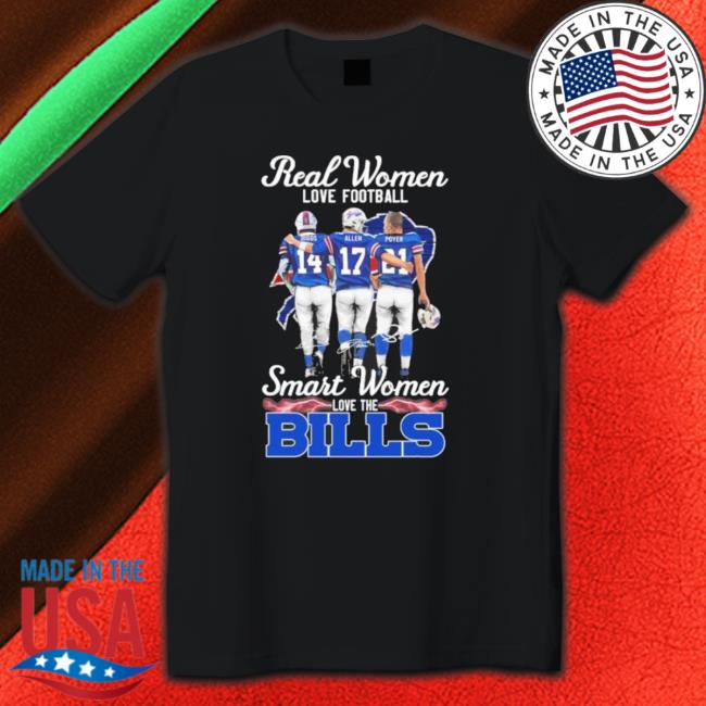 Diggs Allen Poyer Real Women Love Football Smart Women Love The Buffalo Bills 2023 Signatures shirt, hoodie, tank top, sweater and long sleeve t-shirt