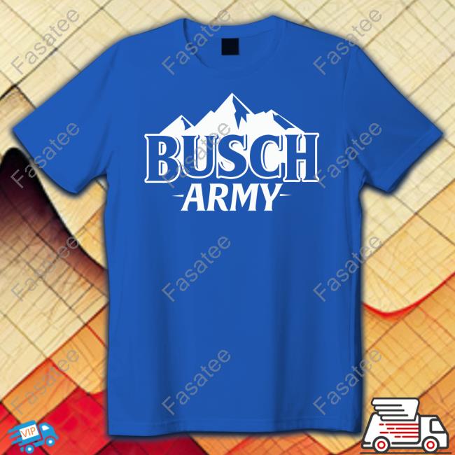 Busch Army Long Sleeve Tee Shirt