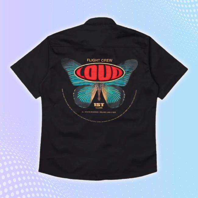 Trending Rolling Loud Merch Store Rl Butterfly Work Unisex Sweatshirt Shoprollingloud Shop