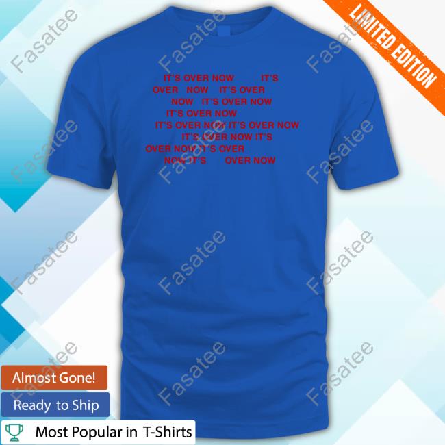 Billie Eilish Merch Store It’S Over Now Sweatshirt