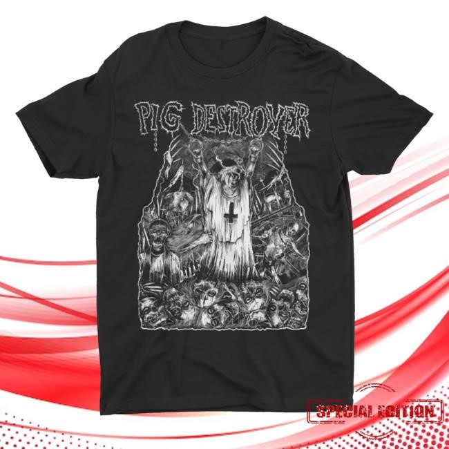 Official Night Shift Merch Pig Destroyer - Nun Long Sleeve T Shirt