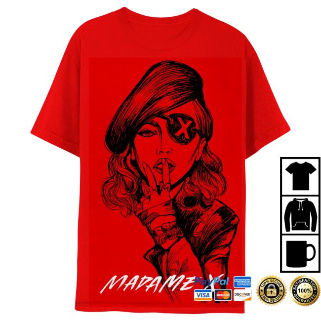 Official Madonna Merch Store Madame X Sketch T Shirt Madonna Louise Ciccone Clothing Shop