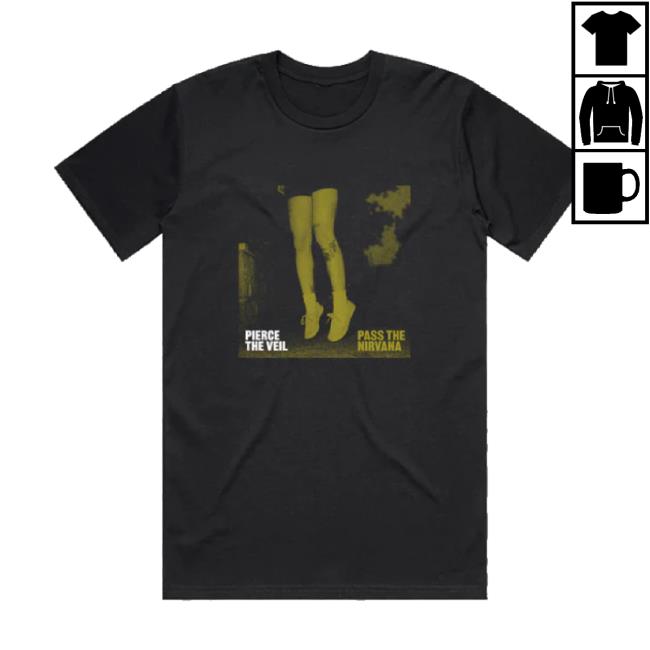 Official Fearless Records Merch Store Pierce The Veil "Pass The Nirvana" Black Tee Fearlessrecords Shop