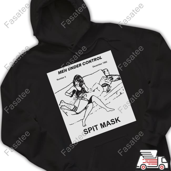 Men Under Control Spit Mask Long Sleeve T Shirt