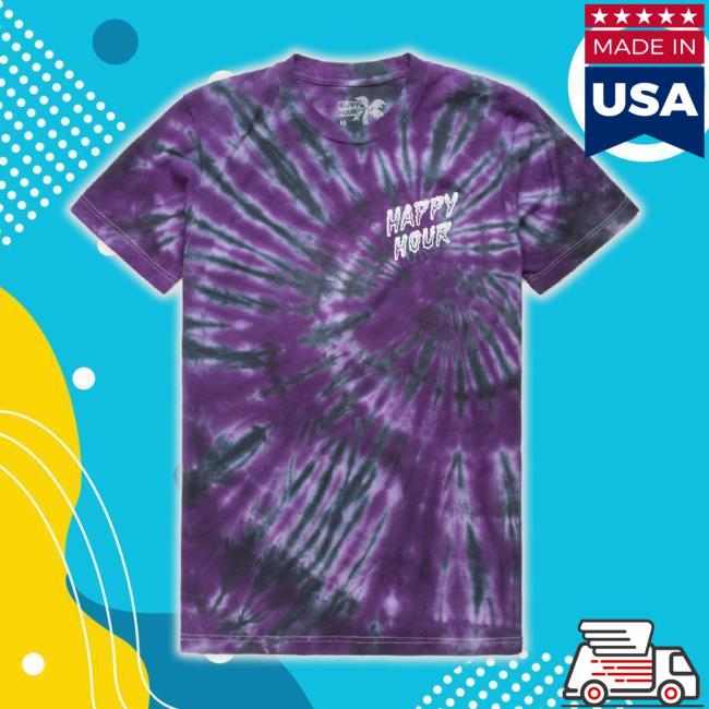 Trending Happy Hour Tie Dye Long Sleeve Tee