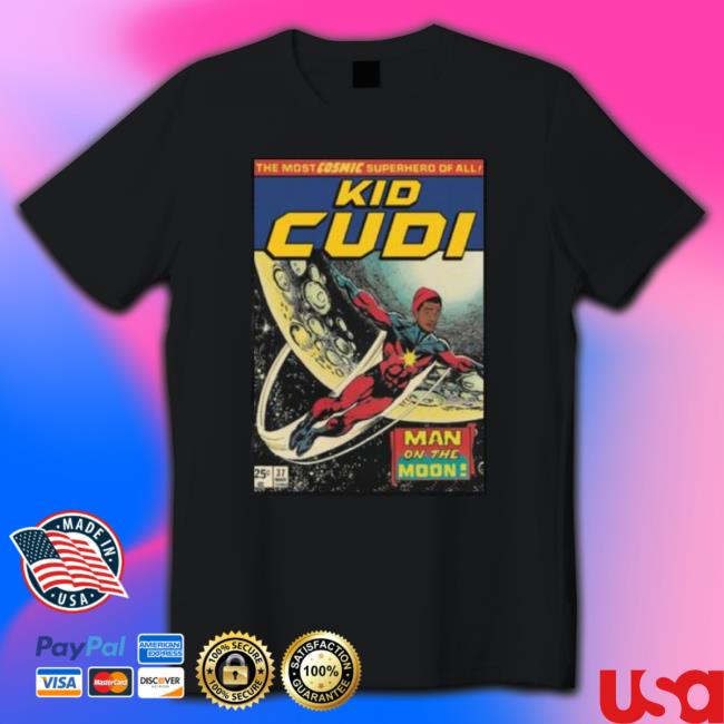 Kid Cudi Comic Design Superman Parody shirt Kid Cudi Comic Design Superman Parody T-shirt