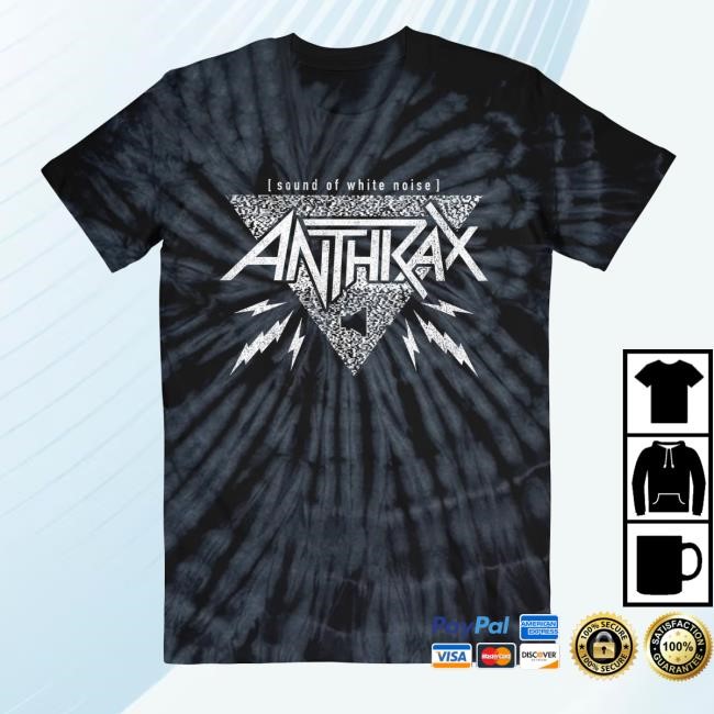 Anthrax Merch Sound Of White Noise Spiral Tee Shirt